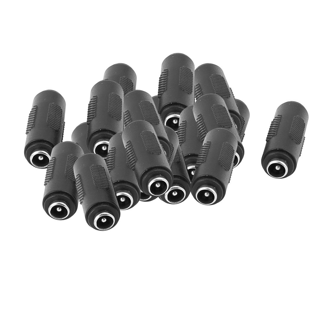 IIVVERR 20Pcs DC Power Female to Female Jack Adapter 2.1x5.5mm Connector For CCTV Camera (20Pcs DC Power Female to Female Jack Adaptador 2.1x5.5mm Conector Para Cámara CCTV
