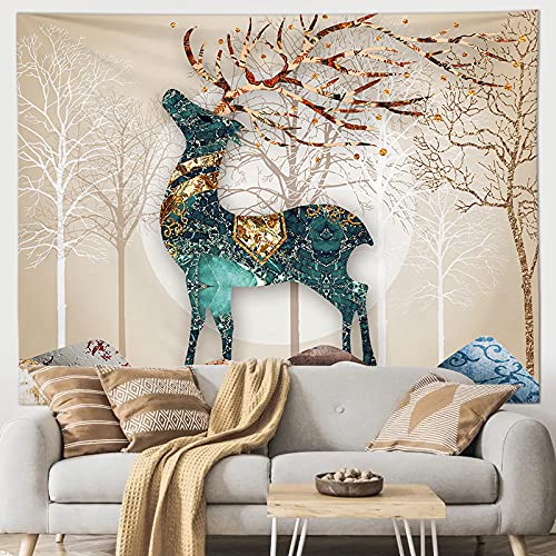 Fantasie-Löwen-Tier-Wandbehang, afrikanischer Löwe, Wanddekoration für Schlafsaal, Schlafzimmer, Wohnzimmer, College, grauer Löwenkopf (59 x 79 cm) Cover