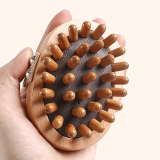 1Pc Body Smoothing Brush, Smooth Essential Oil SPA Meridian Massage Brush, Calf Massager