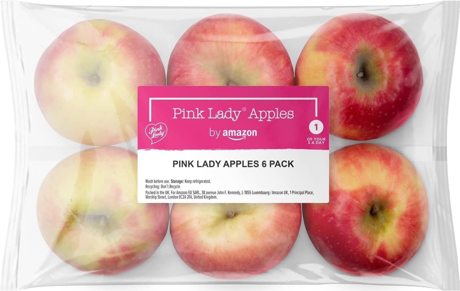 Pink Lady Apples, 6 Pack