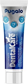 Dog & Cat Enzymatic Toothpaste, 100ml 3.4 fl oz Vanilla Flavor, Reduces Plaque & Tartar, Safe for Daily Pet Dental Care