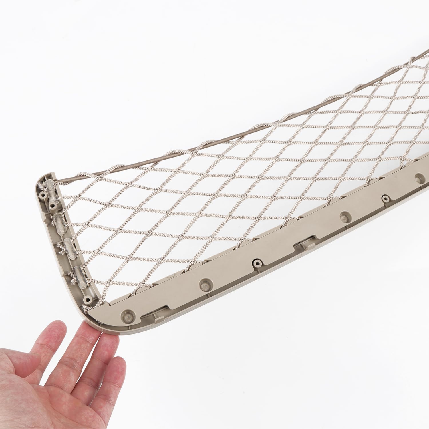 ITrims Car Accessories for Toyota Land Cruiser Prado J120 / Lexus GX470 2003-2009 Tail Gate Storage Net Rear Door Armrest Organizer Tray Net Nnylon 1pc (Beige)