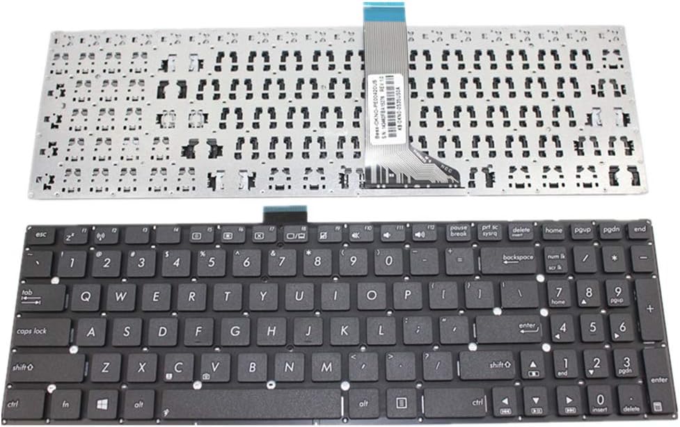 Laptop Keyboard For ASUS A7 A7C A7Cb A7Cc A7Cd A7D A7Db A7Dc A7F A7G A7J A7Jb A7Jc A7K A7M A7S A7Sn A7Sv A7T A7U A7V A7Vb A7Vc Colour Black US United States Edition
