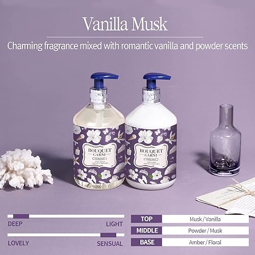 Miniatura 3 de Bouquet Garni Body Shower - Fragancia de pomelo rosa, limpieza suave, cuidado de la piel, fragancia de larga duración (contiene extracto de pomelo),