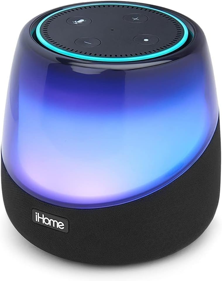 iAV5 Color Changing Bluetooth Rechargeable Speaker for Amazon Echo Dot