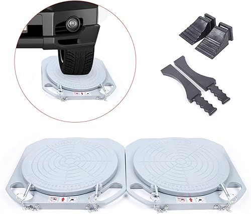 Miniatura 2 de LIYUANJUN 2 herramientas de alineación de rueda, rueda de aleación de magnesio, placas de alineación de herramientas giratorias de alineación de