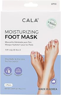 CALA Moisturizing Foot Mask with Shea Butter,...