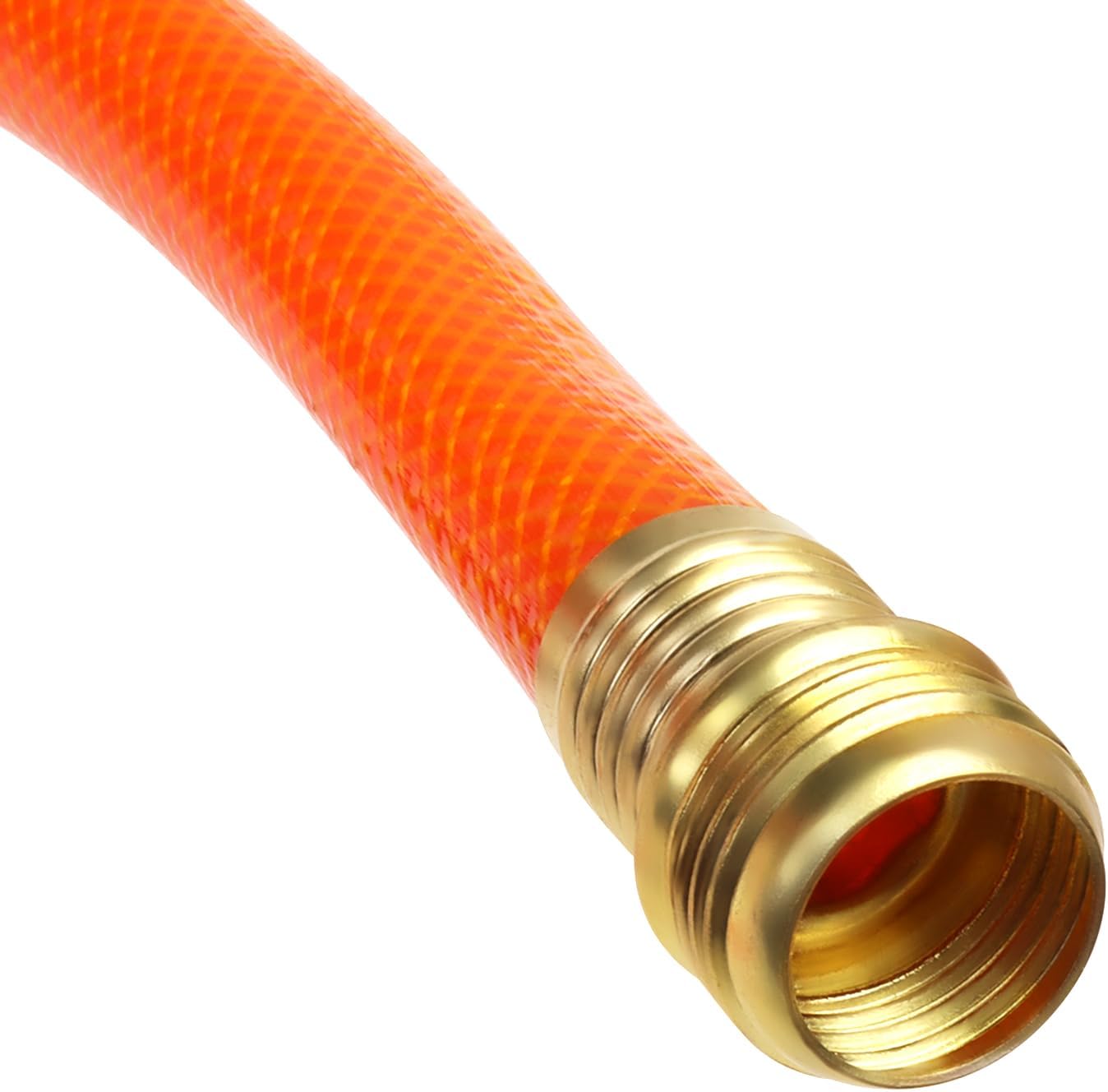 Black Water Flushing Hose - RV Black Water Tank Cleaning Hose, 5/8" x 15 Foot, Orange