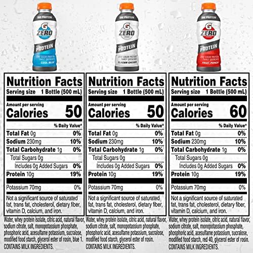 Amazon.com: Gatorade Zero With Protein, 10g Whey Protein ...