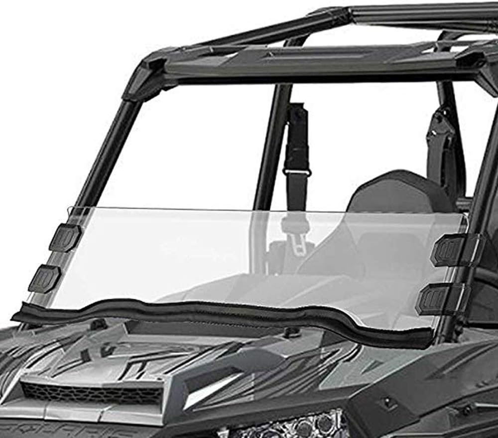 Orion Motor Tech UTV Half Windshield, Compatible with Polaris Razor, 15-18 RZR 900, 15-18 RZR 4 900, 15-18 RZR S 900, 15-18 RZR XC 900, 14-18 RZR 1000, 16-18 RZR S 1000, 16-18 RZR XP Turbo, 14-18 RZR