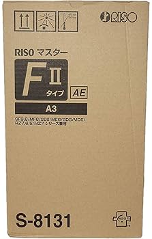 RISO F II HD タイプ A3 マスター S-8140 RISO F II HD タイプ A3 マスター S-8140 S-6872UA/ s-8140 RISO