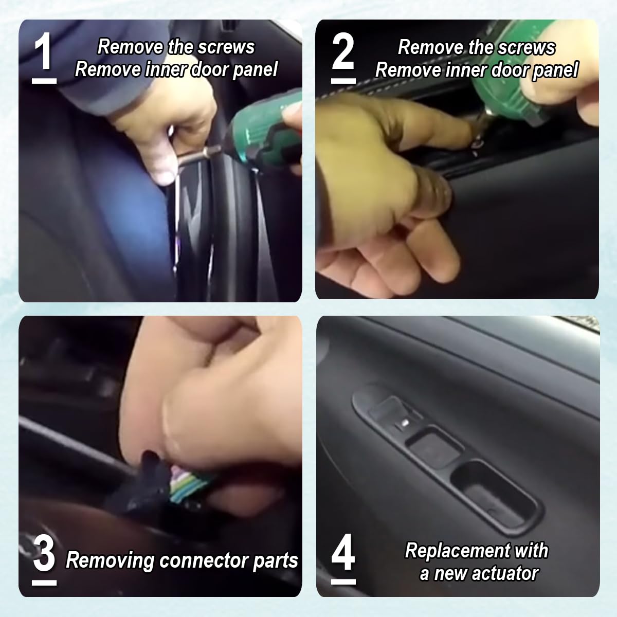 ZAMDOE 6490.HQ Window Door Lock Switch Side (Left) for Peugeot 207 2007 2008 2009 2010 2011 2012 2013 2014 2015 for Controling Passenger SIDE Window Hatchback części zamienne 6554. HJ 6554QL 6Pins