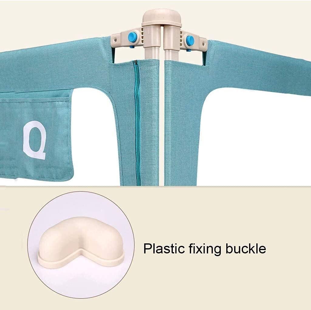 Riel de Cama para corralito de bebé para niños pequeños Barandilla de Cuna Barandilla de Seguridad de Cama con elevación Vertical Valla de Seguridad para Dormir Seguro Riel de Cuna
