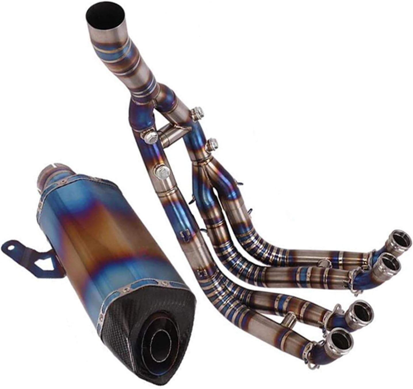 排気部 オートバイアクセサリー チタン合金排気フロントミッドリンク