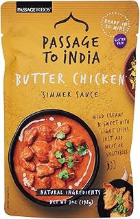 Passage To India Butter Chicken Simmer Sauce, 7 Ounce - 6 per case.