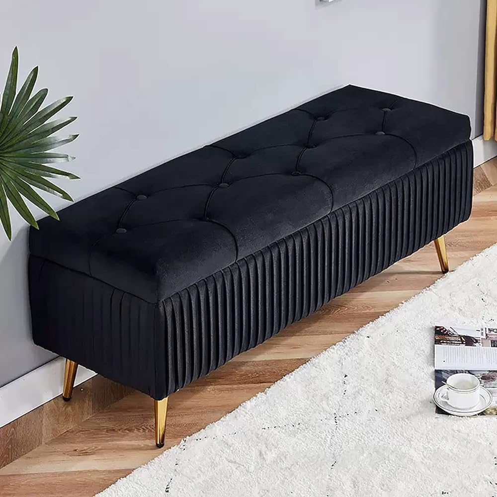 Banco de terciopelo cómodo para solucionar la falta de asiento en tu recibidor o salón