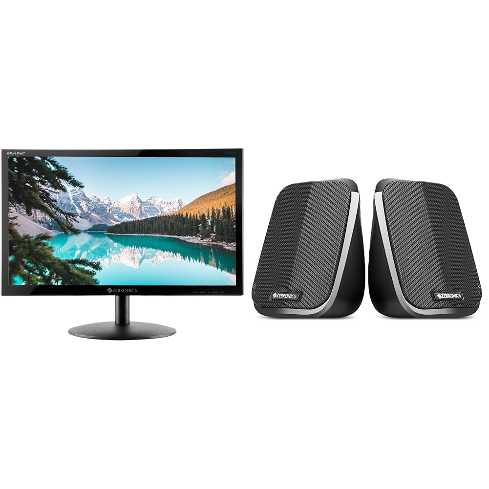 ZEBRONICS Zeb-V19Hd 18.5 Inch (46.99 Cm) Led Monitor with Supporting Hdmi, Vga Input, Hd 1366 X 768-image-39