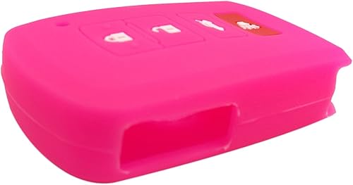 Miniatura 2 de Coolbestda 2 fundas protectoras de silicona para llavero inteligente sin llave para Toyota RAV4 Highlander Avalon Corolla Camry HYQ14FBA