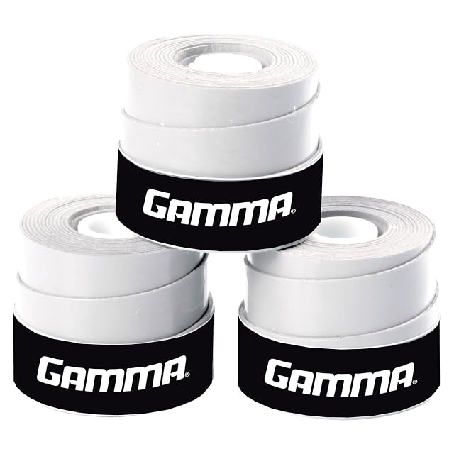 Gamma Sports Supreme Overgrip for Tennis Pickleball Squash Badminton and Racquetball Racquets Multiple Pack Sizes and Colors