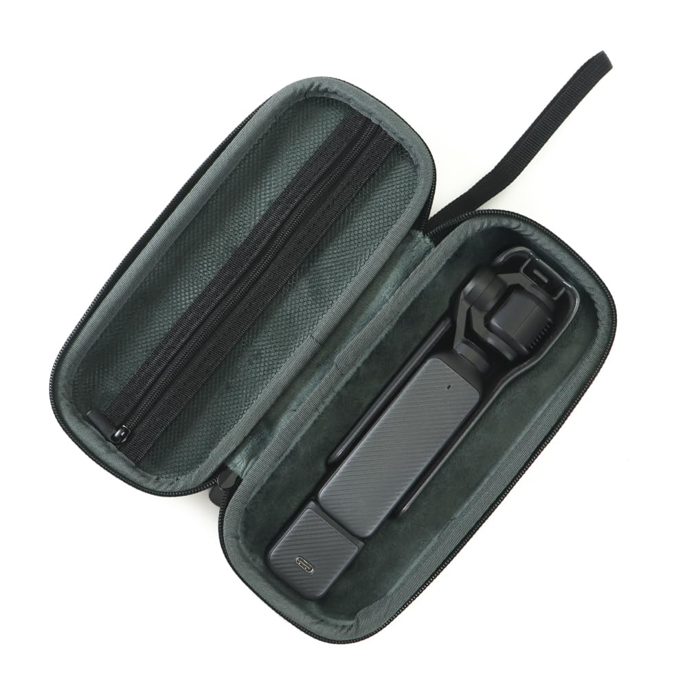 uconsmimo Storage Bag for DJI Osmo Pocket 3, Portable Nylon Carrying Case with Wrist Strap, Protective Cover for Camera Accessories, Lightweight