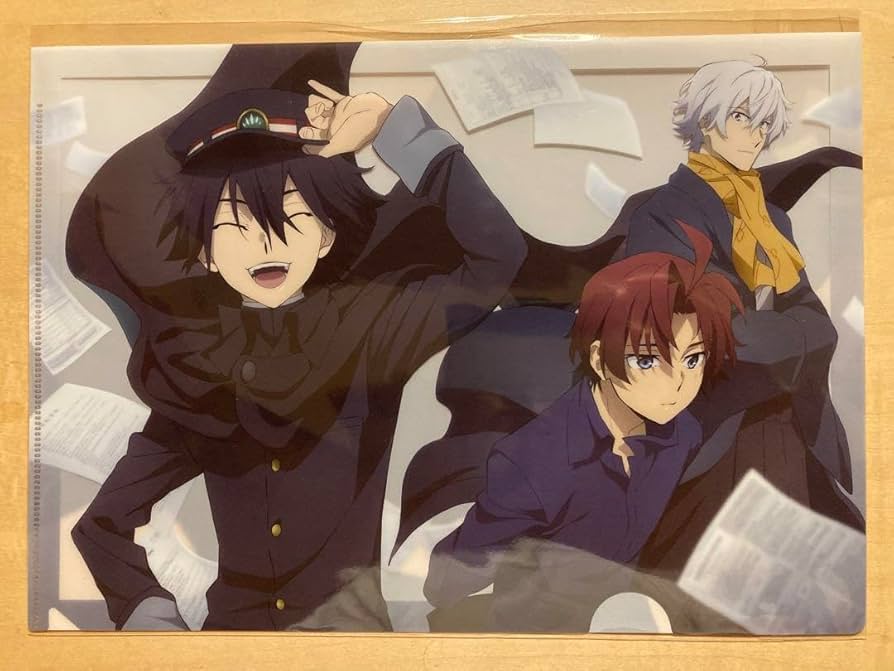 江戸川乱歩　ナンジャタウン　文豪ストレイドッグス　クリアファイル　過去からの手紙 江戸川乱歩 ナンジャタウン 文豪ストレイドッグス クリア