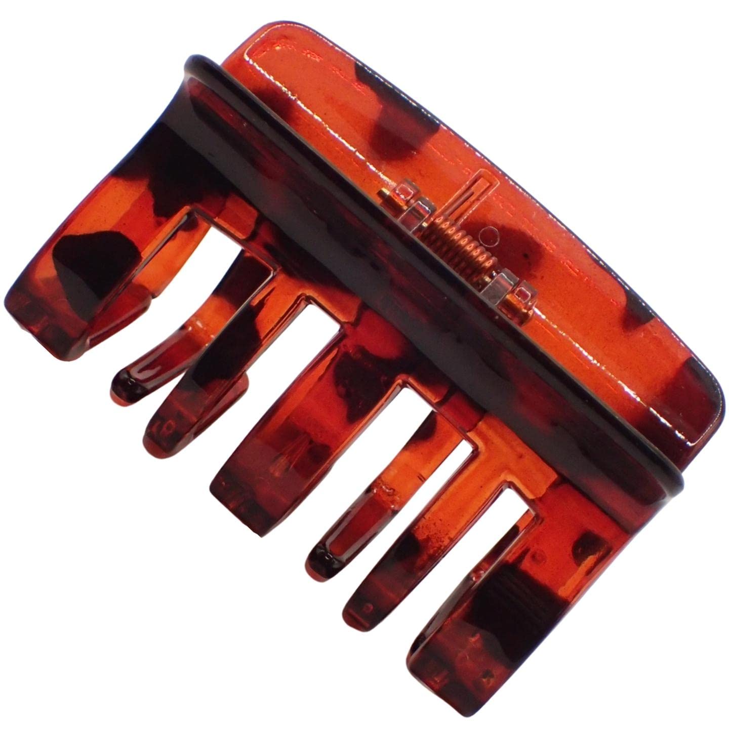 Topkids Accessories 8.5cm Black or Brown Tort Hair Claw Clip, Detail Hair Claw for Women & Girls, Thick Hair Claw Clip - Image 3