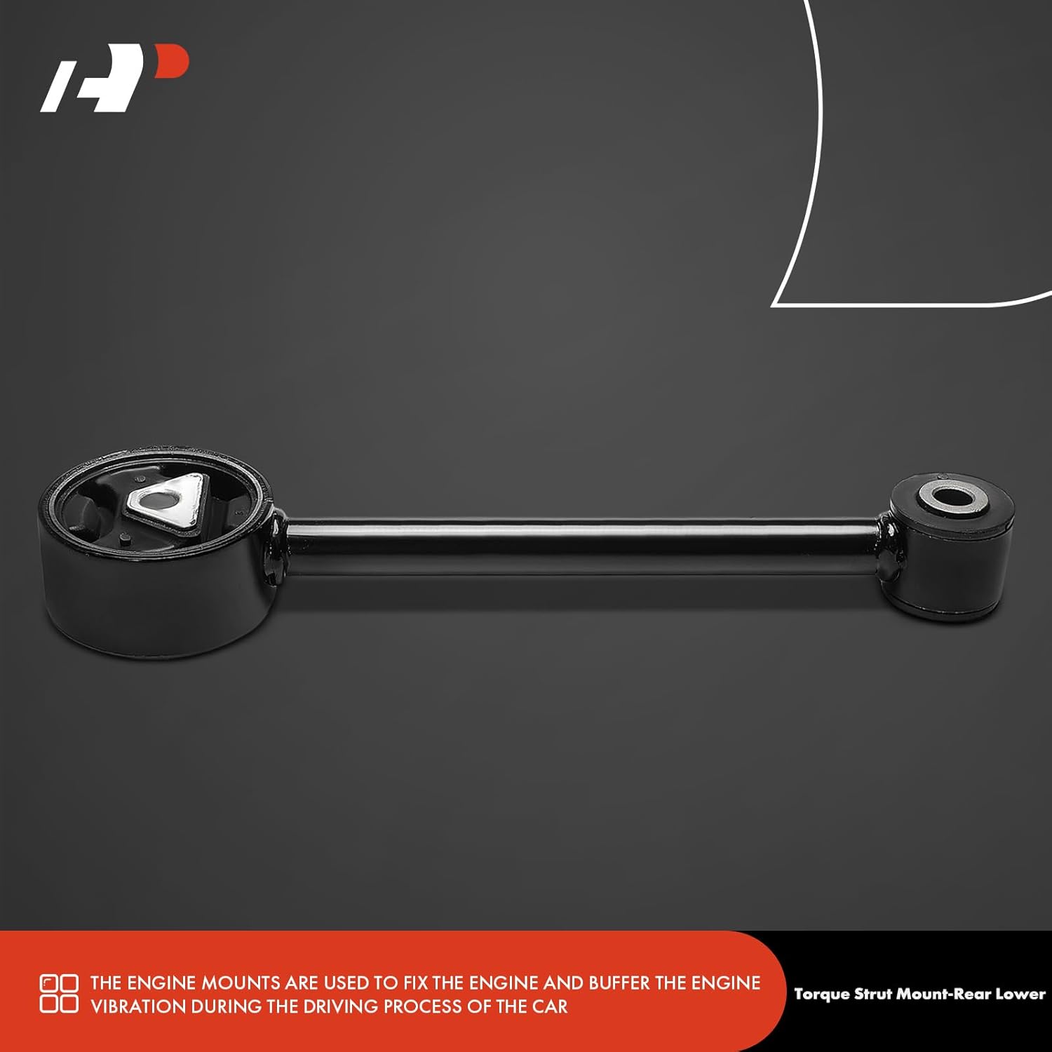 A-Premium Rear Lower Torque Strut Mount Compatible with Mitsubishi Mirage 2014-2021, Mirage G4 2017-2022 & Dodge Attitude 2015-2020, 1.2L