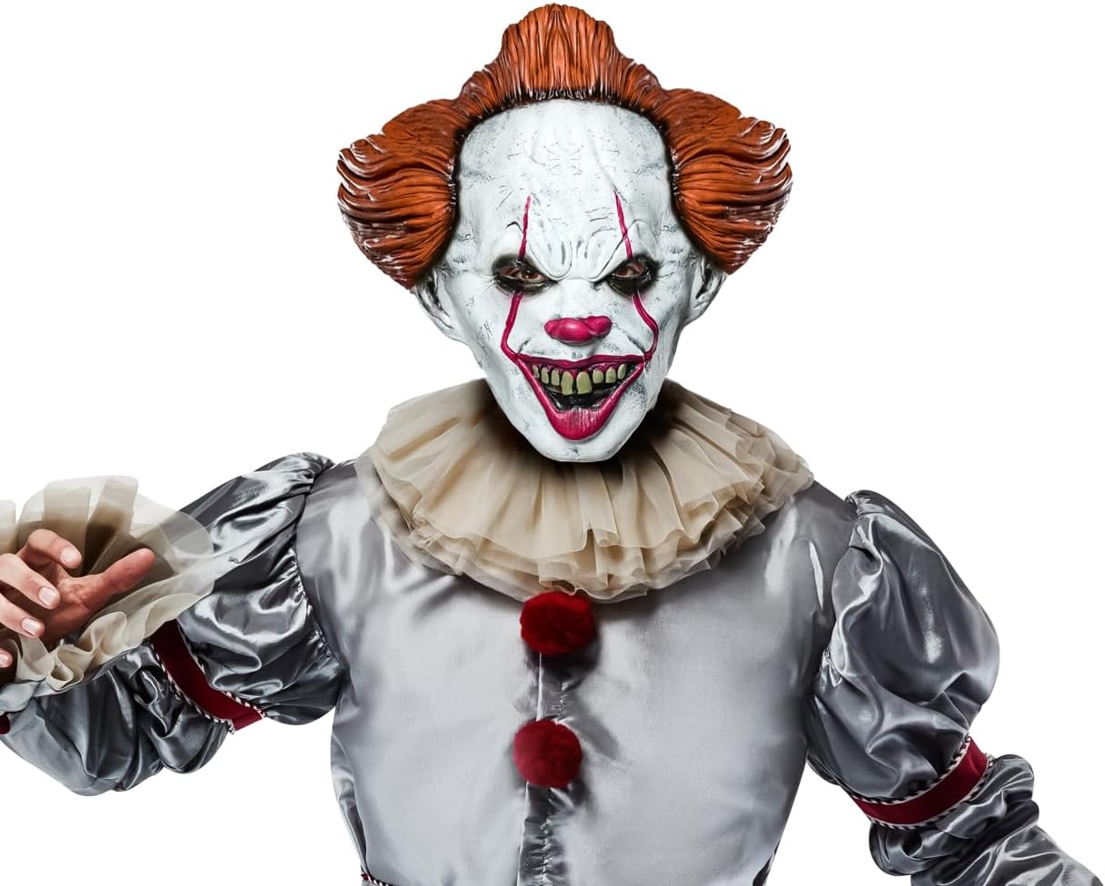Rubies IT Movie: Pennywise 3/4 Mask for Adults, Men's No Size