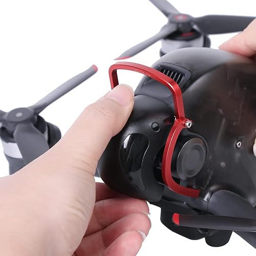 Miniatura 6 de Barra de protección de parachoques de cardán compatible con DJI FPV Drone Barra de protección de lente Anti-colisión Accesorios de aleación de
