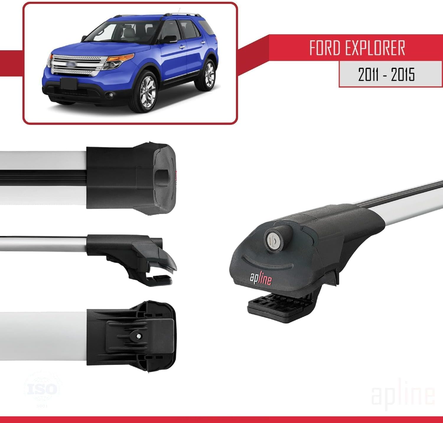 accessorypart Compatible with Peugeot Boxer 2 2007-2025 ACE-1 Car Roof Rack Cross Bar Black Aluminium 4 Bars