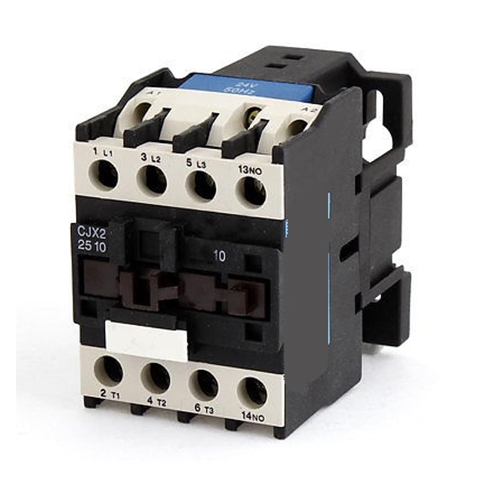 Contacteur CA triphasé CJX2-25 1NO 24V pour une commutation fluide de moteur