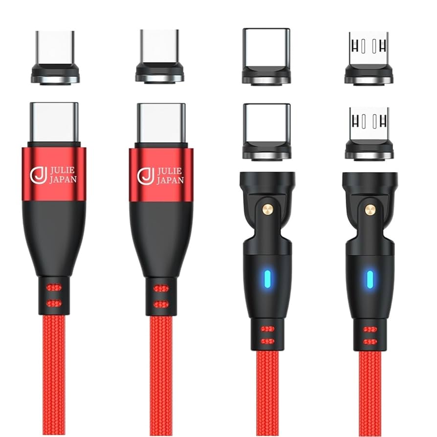 Amazon.co.jp: JJ JULIE JAPAN Magnetic Charging Cable, PD