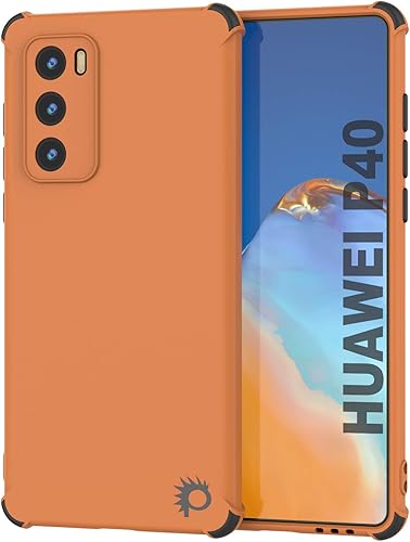 Miniatura 8 de Punkcase Diseñada para Huawei P40 Serie Sunshine Funda protectora y ligera de TPU con esquinas de absorción de golpes compatible con Huawei P40 (6.1
