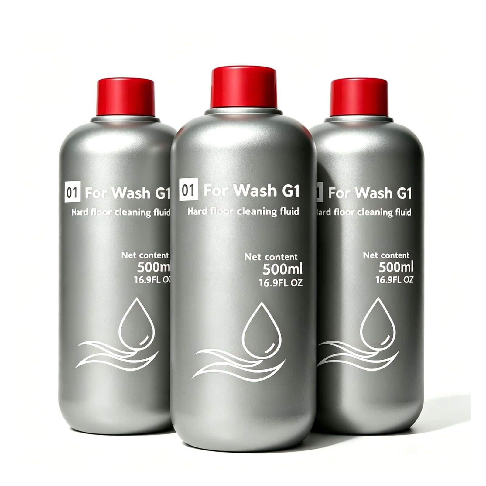Solución De Limpieza De Pisos De 500 Ml, Líquido Limpiador De Pisos For Eliminación Profunda De Manchas Con PH Neutro, Compatible Con Dyson Wash G1 Aspiradora, Pisos Duros De Vinilo(3pcs)