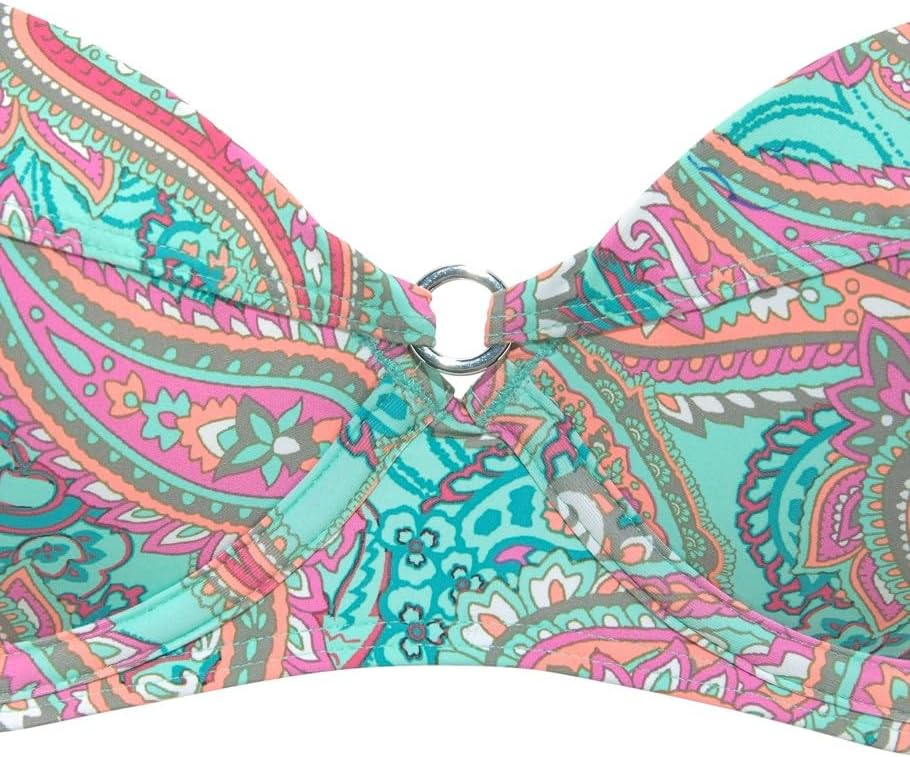 LASCANA Women's Ring Detail Underwire Bikini Top