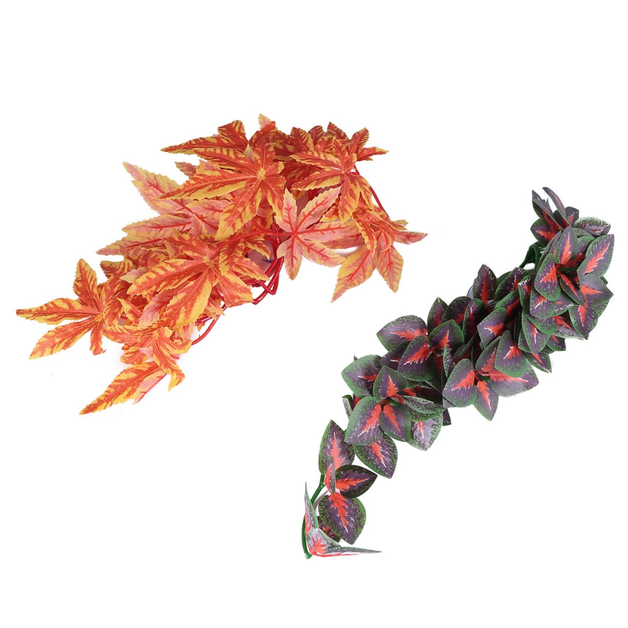 DOITOOL Decoraciones De Peceras 4 Uds 12 Plantas De Agua Artificiales para Tanque De Peces Planta Artificial para Acuario De Agua Artificial Decoración para Pecera Adorno De Planta para