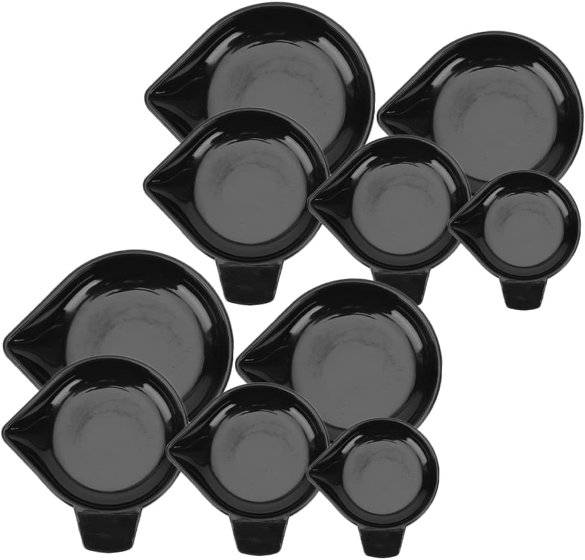Lurrose 30pcs Electronic Scale Trays Plastic Weighing Pan Narrow Spout Food Scale Bowl for Jewelry Powder Measurement