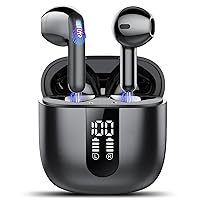 Cuffie Bluetooth, Auricolari Bluetooth 5.4 Stereo HiFi con 4 ENC Mic,Cuffie Wireless