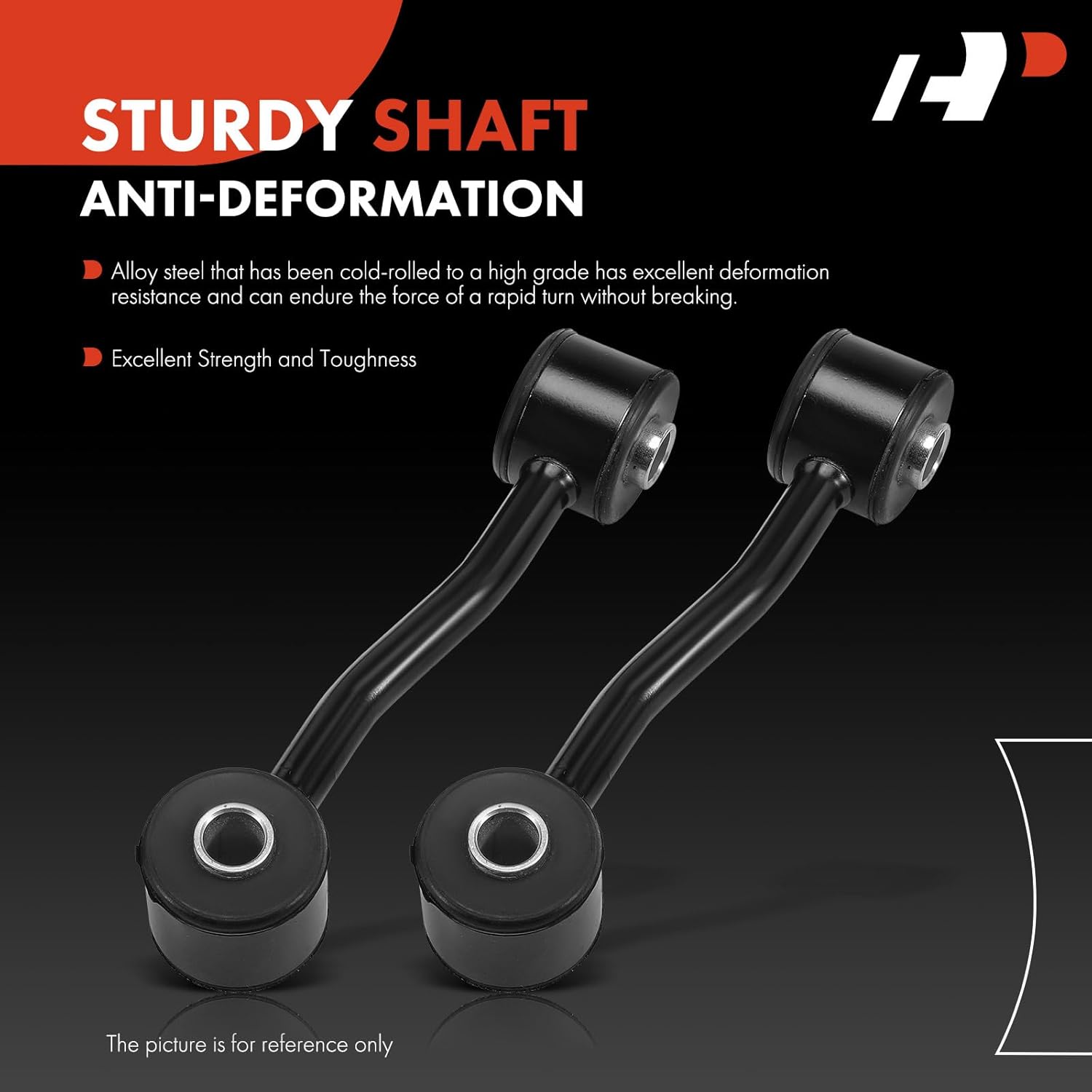 A-Premium 2 x Front Sway Bar Links Stabilizer Bar Links, Compatible with Jeep Liberty 2002 2003 2004 2005 2006 2007