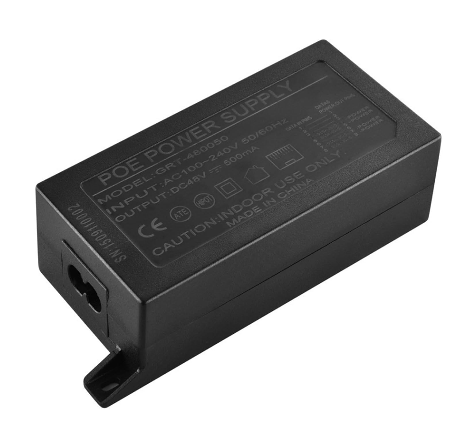 Alimentation POE Gigabit 48 V avec protection contre les surtensions reseau