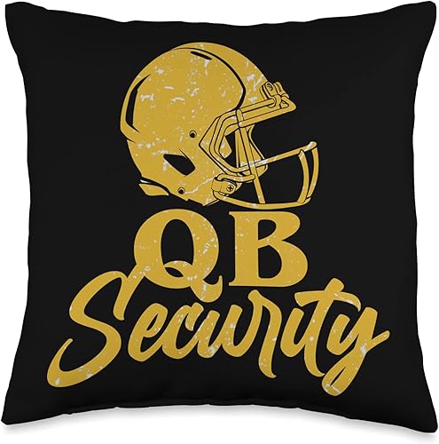 Quaterback Security Throw Pillow