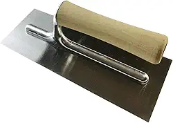 Desempenadeira de aço inoxidável multifuncional e para reboco e acabamento de paredes, drywall azulejos.