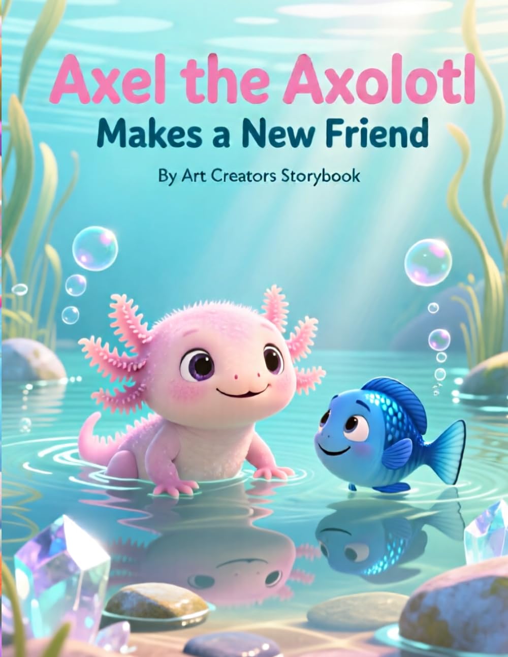 Axel the Axolotl Makes a New Friend: A Heartwarming Children’s Story About Friendship, Kindness, and Saying Hello (Axel the Axolotl Social-Emotional Learning Series)