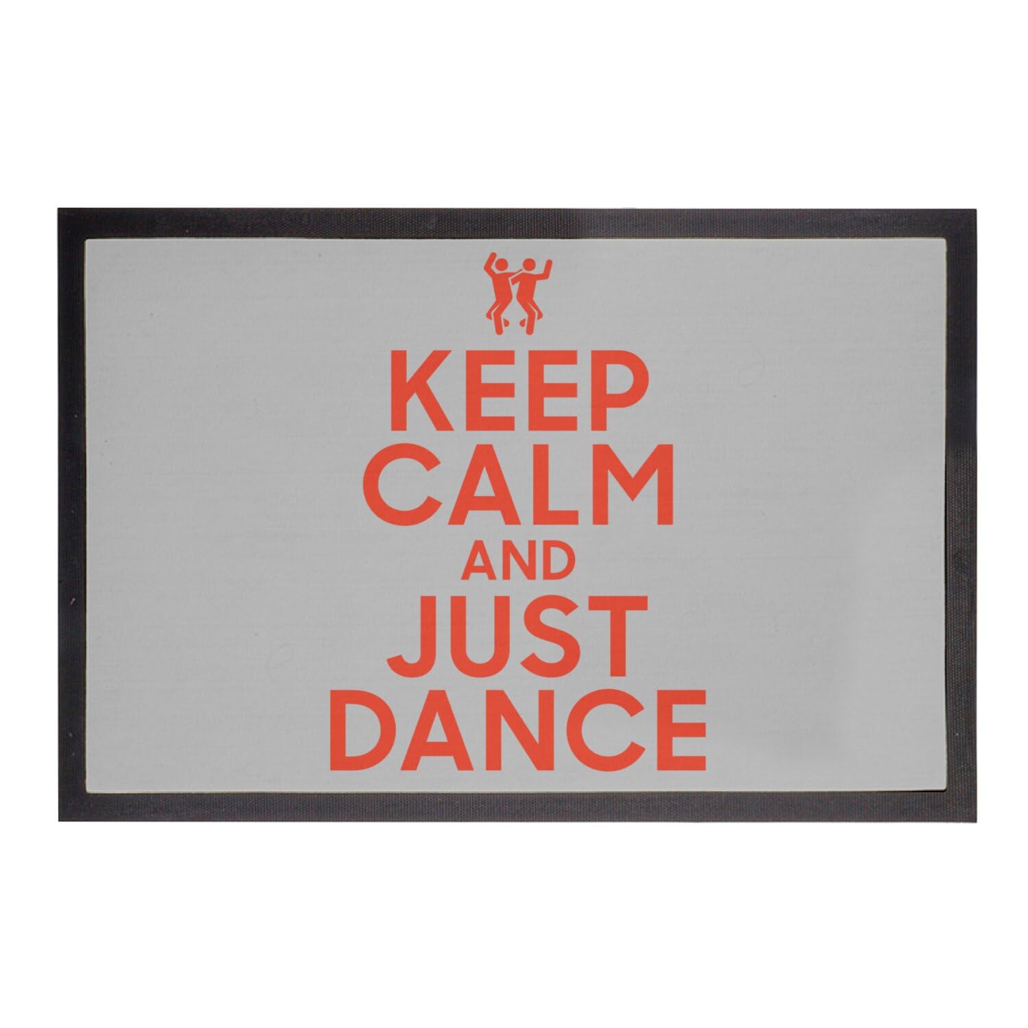 Paillasson gris cadeau crémaillère thème danse 60x40cm