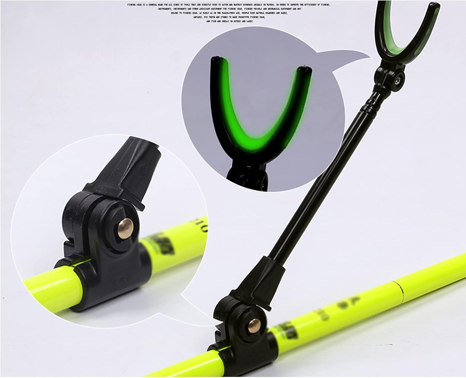 グランドフィッシングロッドホルダー 電池ブラケットカーボンスーパーハードガンタレットロッド釣り箱ブラケットリア吊り下げロッドラック釣