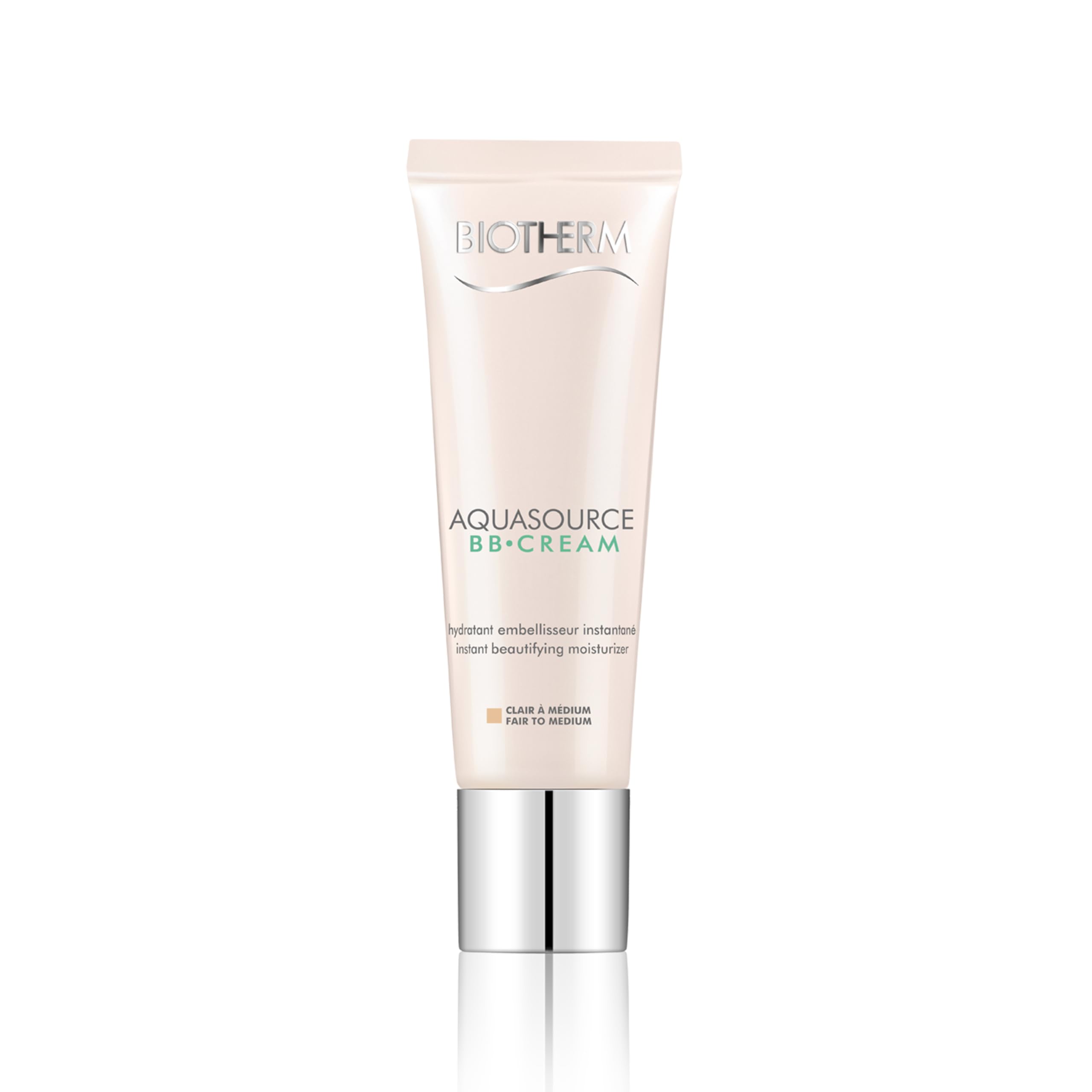 Biotherm Aquasource BB Cream Medium, getönte Tagescreme mit Life Plankton, pflegende Creme mit feuchtigkeitsspendender Wirkung und LSF15, für den optimalen Teint, 30 ml