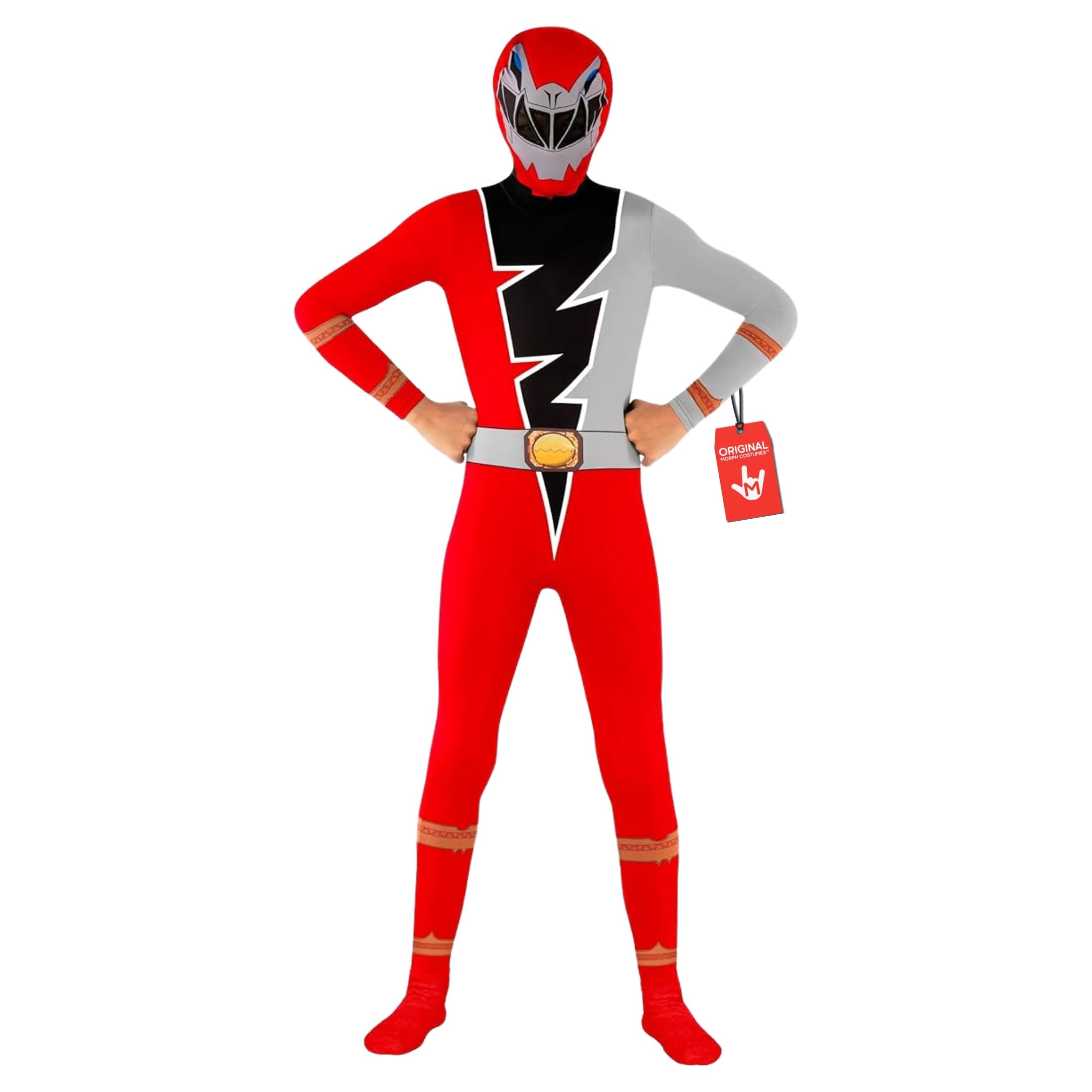 Morphsuits Red Deco Dino Fury Kids