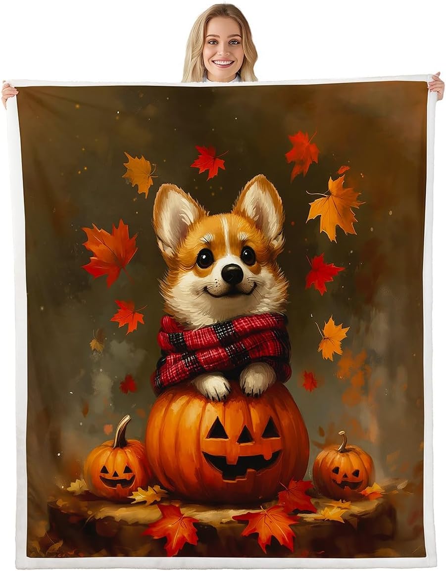 Manfei Hunt Deer Kids Throw Blanket,Natural Sunset Mountain River Bed Blanket for Boys Girls,Wildlife Rustic Animal Cabin Farmhouse Fleece Blanket,Brown Fuzzy Blanket,Queen Size (90 x 90 Inches)