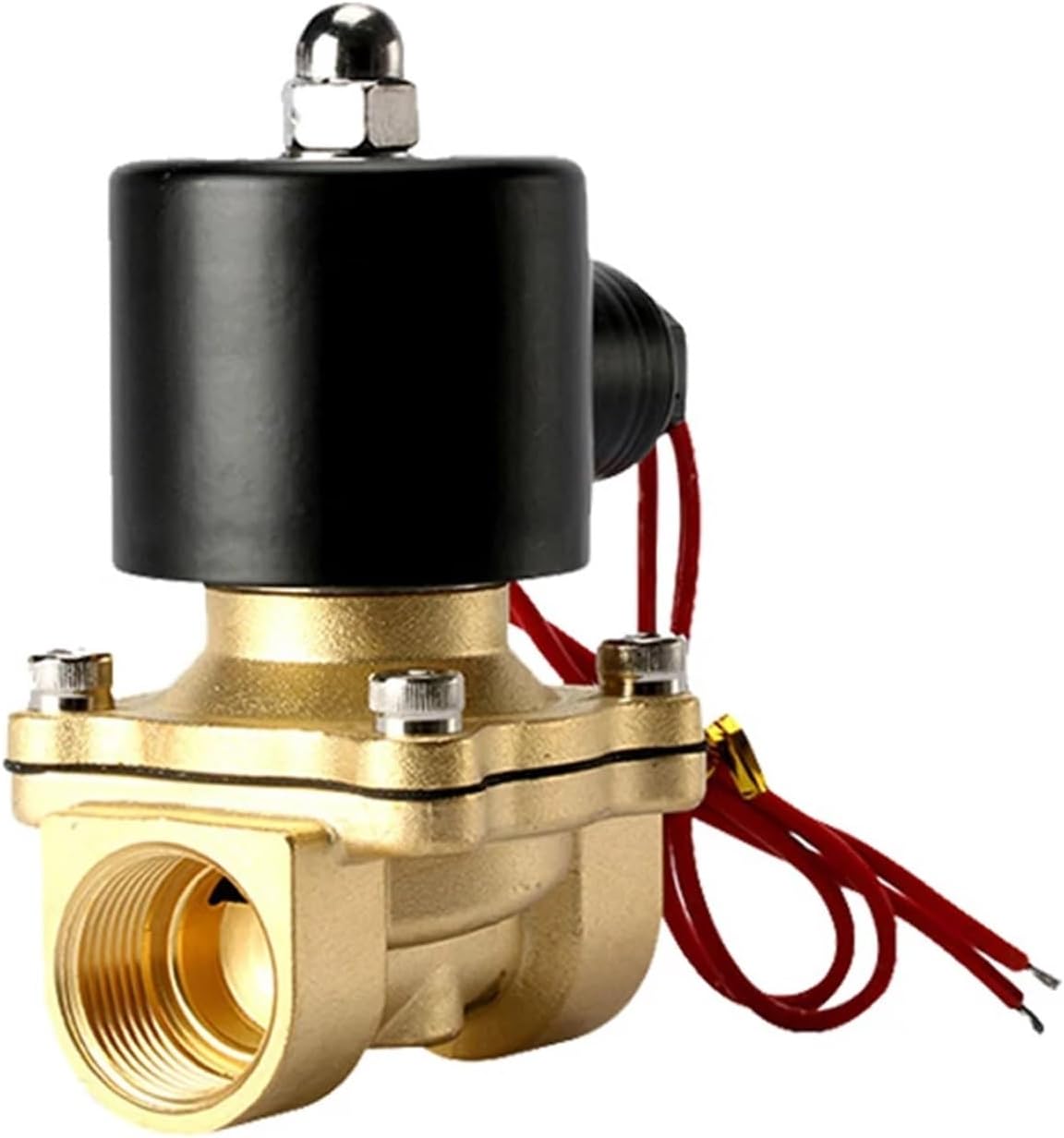 Automotive cooling valve 2W Valve 1/4"; 3/8"; 1/2"; 3/4"; 1"; Normally Closed Pneumatic Water Oil Air 24V 220V 110V Universal(2W025-08(DN8),AC110V)