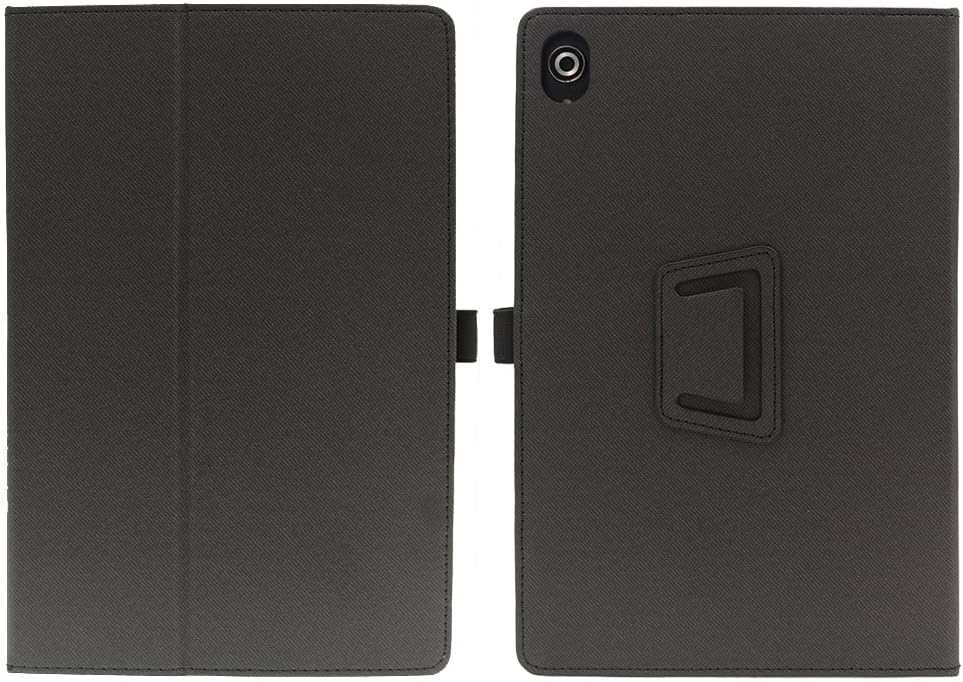 Compatible with HiGrace OC101 10.1 INCH 2023 Tablet case, Full Coverage Ultra Slim Leather Cover Case with Folding Stand Cover Rugged with Auto Sleep/Wake (Black)
